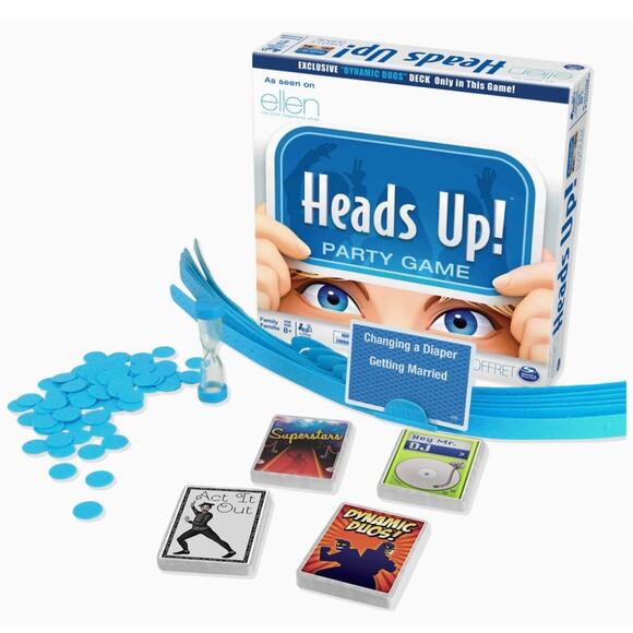 Heads Up! Party Game: Fun Word Guessing Family Game.  2nd Edition. In EU… - Picture 2 of 8